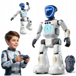 Robot interaktywny zdalnie sterowany głosem programowany chodzi mówi tańczy