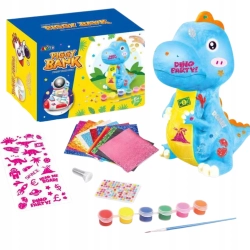 Skarbonka dinozaur do malowania DIY