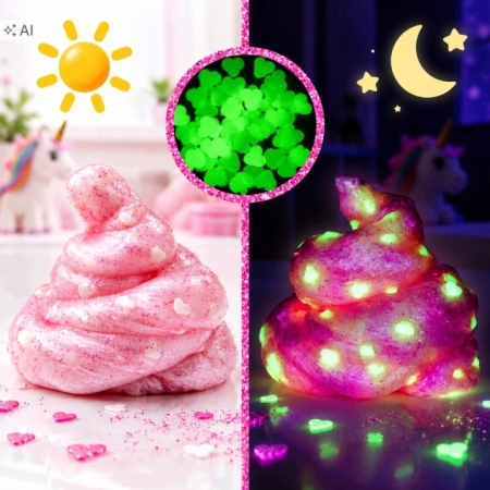 Zestaw do robienia slime jednorożec DIY brokat masa plastyczna dla dzieci