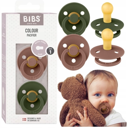 Smoczki Bibs kauczukowe 2 szt. 0-6 m