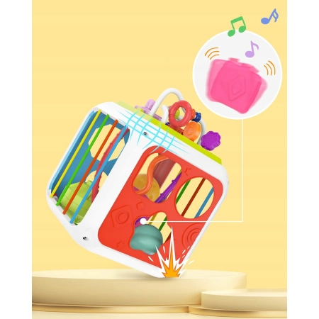 Kostka sensoryczna Montessori 7w1 – zdjęcie 7