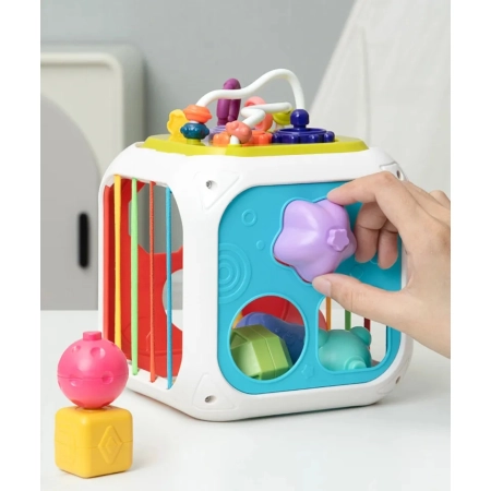 Kostka sensoryczna Montessori 7w1 – zdjęcie 5