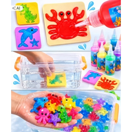 Wodne żele Magic Water Jelly – zestaw kreatywny – zdjęcie 7