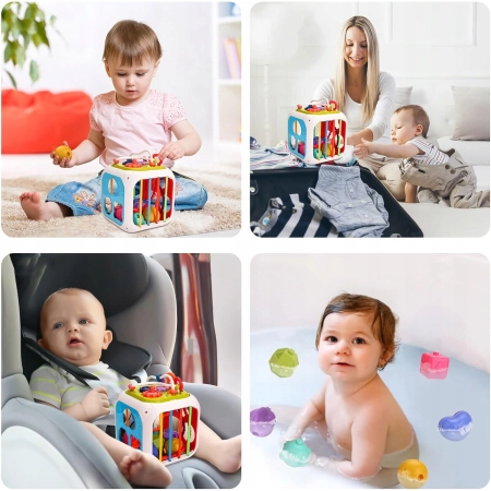 Kostka sensoryczna Montessori 7w1 – zdjęcie 10