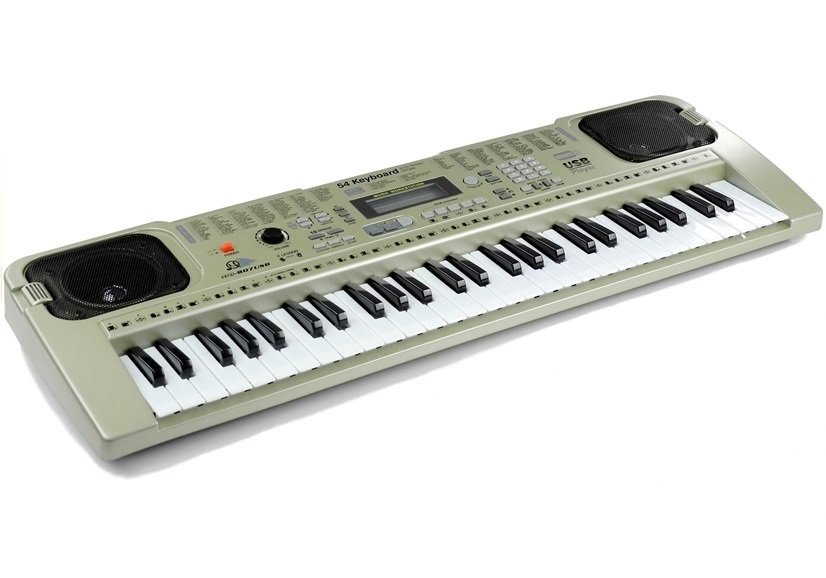 Keyboard MQ807 Organy Pianinko + Mikrofon USB