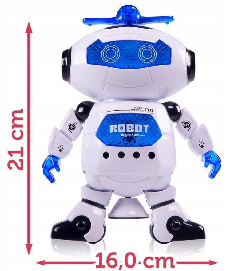 ROBOT 360 INTERAKTYWNY TAŃCZY ŚPIEWA LED ANDROID