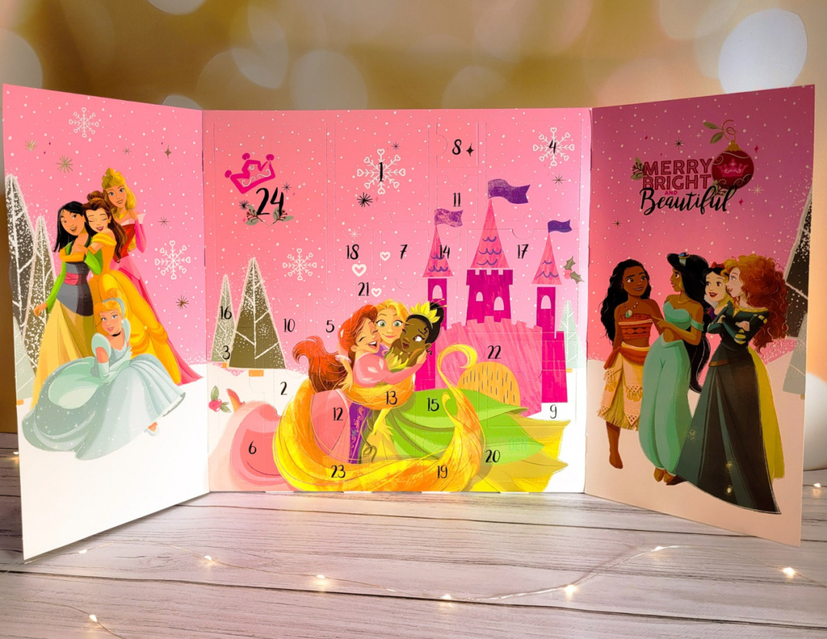 Kalendarz Adwentowy Disney Princess dla dziewczynki