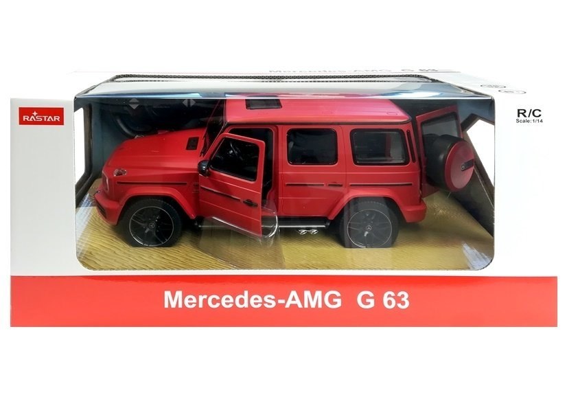 Zdalnie Sterowany Mercedes G63 Rastar R/C Czerwony