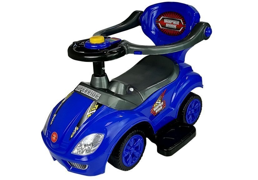 Jeździk z Pchaczem Mega Car 3w1 Niebieski