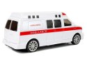 Ambulans Karetka Pogotowia z Napędem Dźwięk Syrena Światła