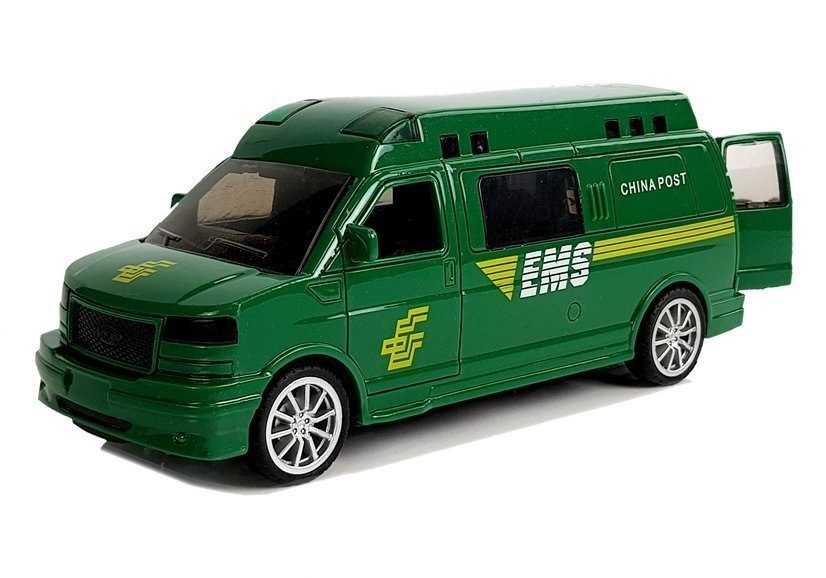 Auto Pojazd EMS Zielony z Napędem Dźwięk i Światła