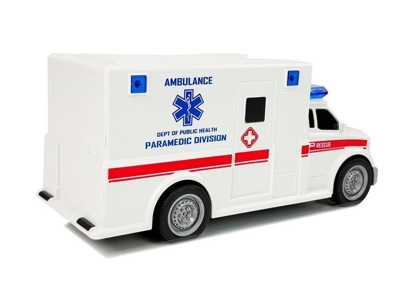 Autko Ambulans Pogotowie 1:20 Napęd Frykcyjny Dźwięk Efekty Świetlne