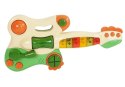 Interaktywna Gitara Pianinko Dla Dzieci Dźwięk Światło Zielona