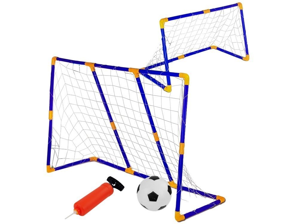 Zestaw Do Piłki Nożnej Badmintona Siatkówki 3 w 1 Dwie Wersje Bramki