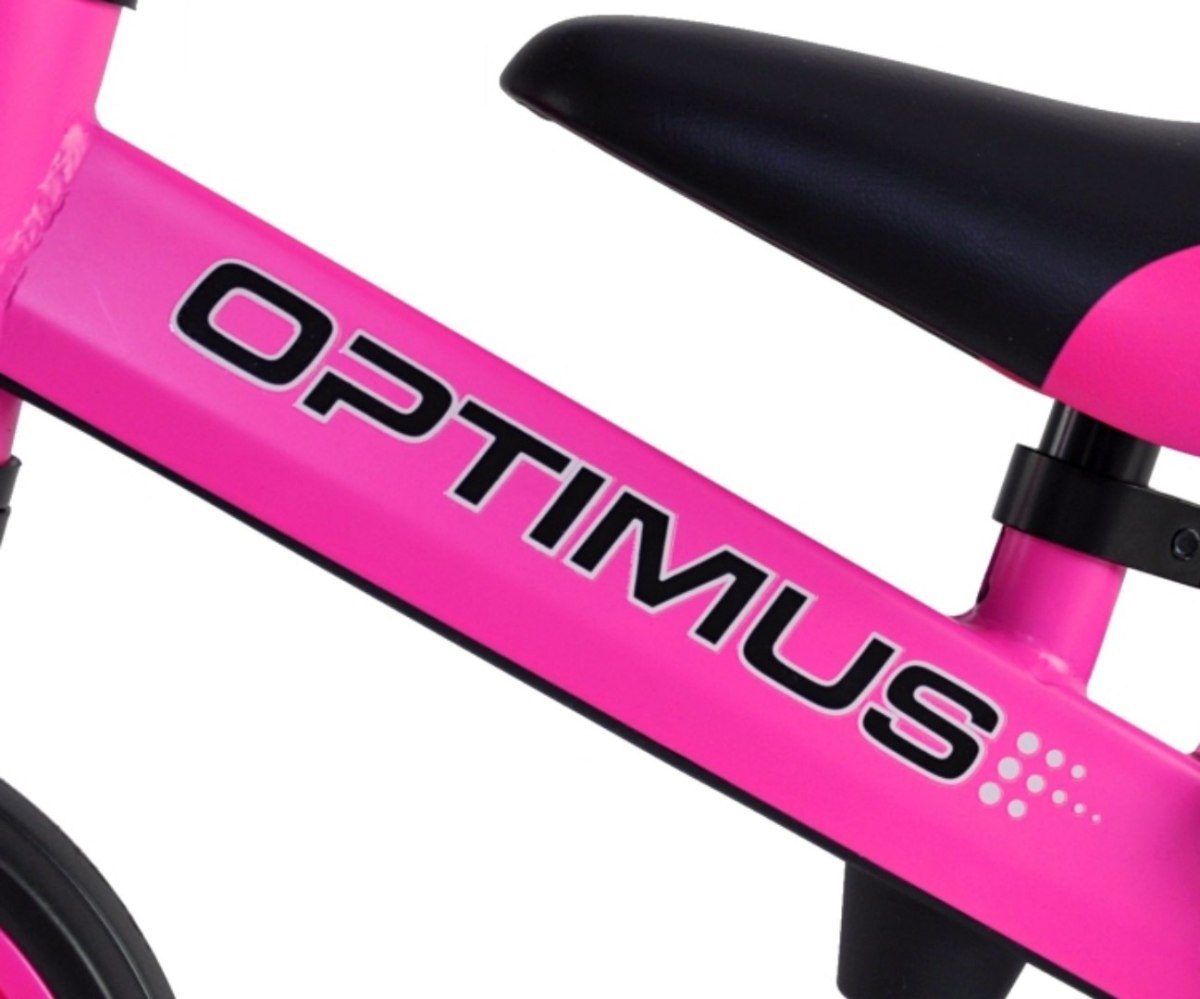 Rowerek biegowy trójkołowy 3w1 Optimus różowy Milly Mally