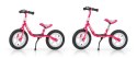 Rowerek biegowy dla dzieci Dusty pompowane koła 12" różowy Milly Mally