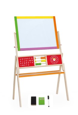 Drewniana dwustronna edukacyjna tablica do rysowania - duża Viga
