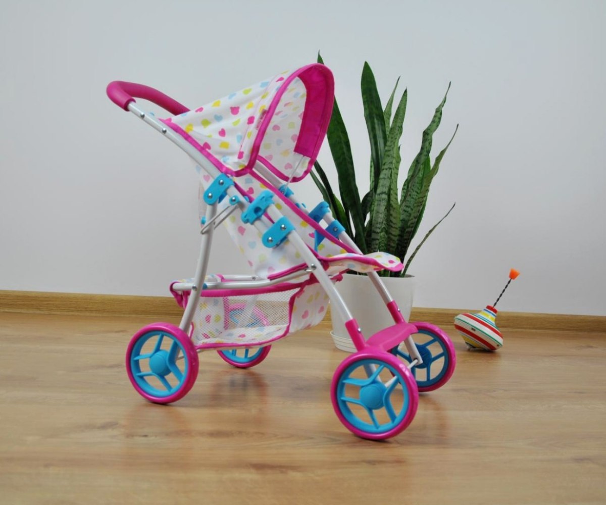 Wózek dla lalek spacerówka Natalie Candy Milly Mally
