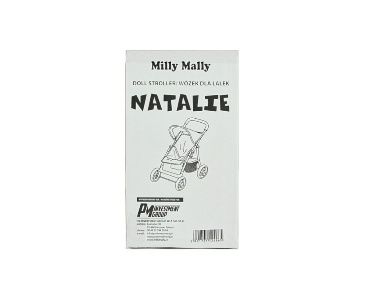 Wózek dla lalek spacerówka Natalie Candy Milly Mally