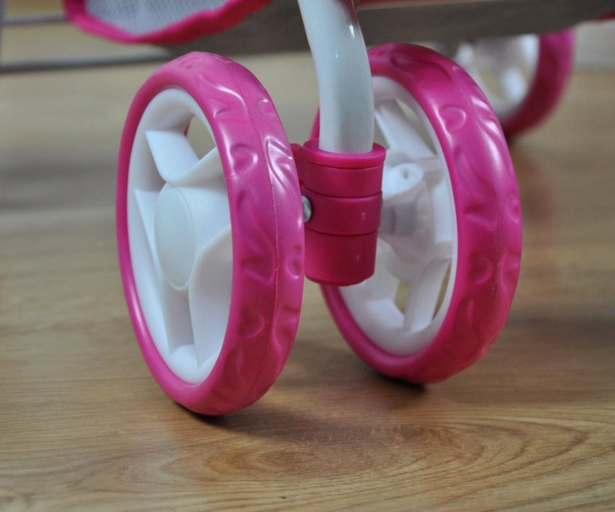 Wózek dla lalek spacerówka Natalie Prestige Pink Milly Mally