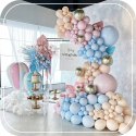 GIRLANDA BALONOWA BALONY PASTELOWA 115EL DEKORACJA URODZINY CHRZEST ROCZEK