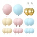 GIRLANDA BALONOWA BALONY PASTELOWA 115EL DEKORACJA URODZINY CHRZEST ROCZEK