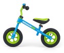 Rowerek biegowy dla dzieci Dragon Air pompowane koła niebieski Milly Mally