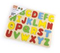 Drewniane puzzle układanka na podkładce - alfabet Viga