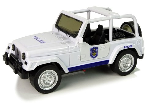 Samochód Terenowy Auto Policyjne Białe