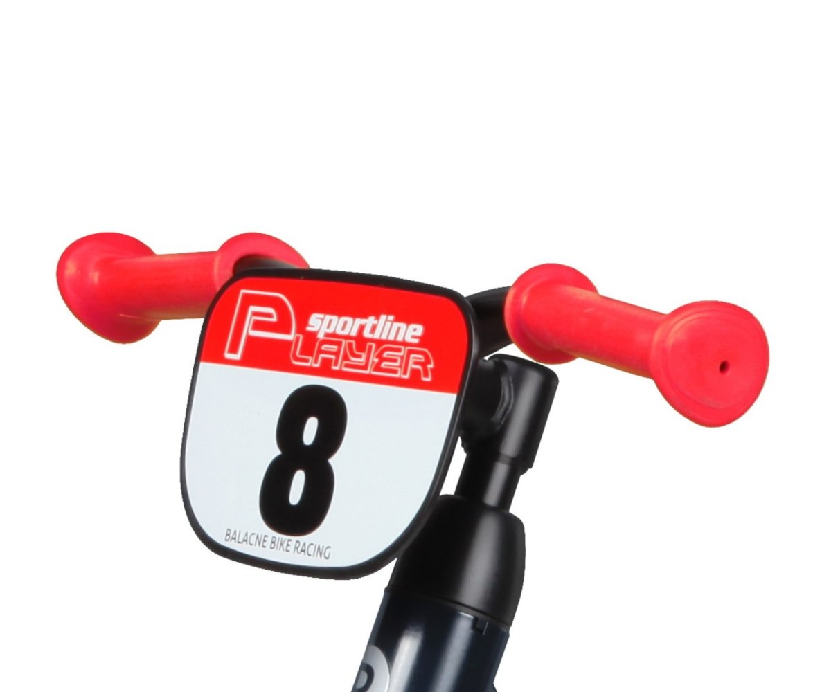 Rowerek biegowy Player PREMIUM gumowe koła czerwony Qplay