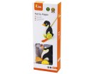 Drewniany pchacz pingwinek dla dzieci Viga