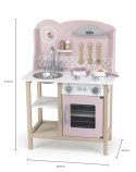 Drewniana kuchnia z akcesoriami dla dzieci Silver-Pink Viga PolarB