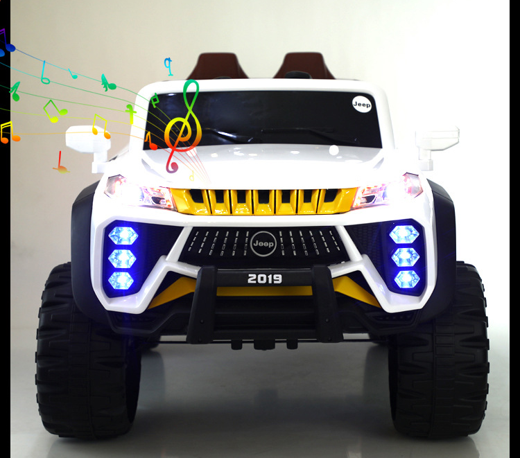 muzyczny jeep na akumulator dla dzieci